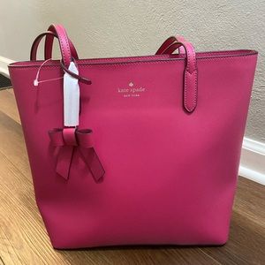 Kate Spade tote purse. Pink Ruby. NWT. Originally $329
